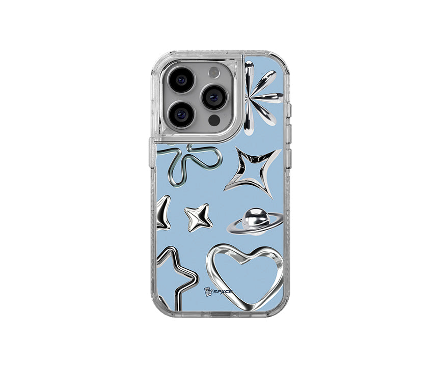 Funda Case Chrome Doodle Azul Claro