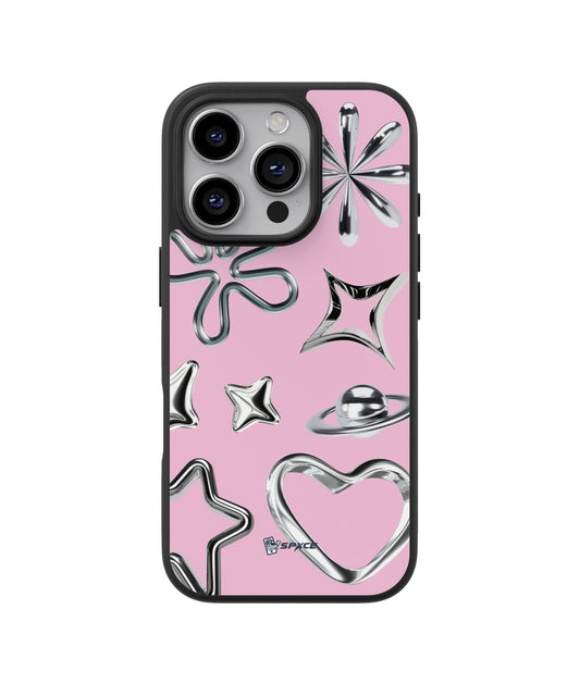 Funda Case Chrome Doodle Rosa Primula